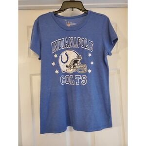 Indianapolis Colts Shirt Womens Large Blue‎ Short Sleeve NFL